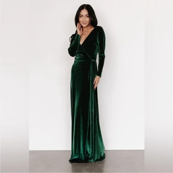 Baltic Born | Dresses | Baltic Born Esmerelda Green Velvet Dress Size Xs |  Poshmark